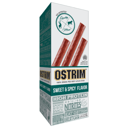eskama Sweet & Spicy Beef & Elk Sticks – Grass-Fed Protein Snack (10 Pack)