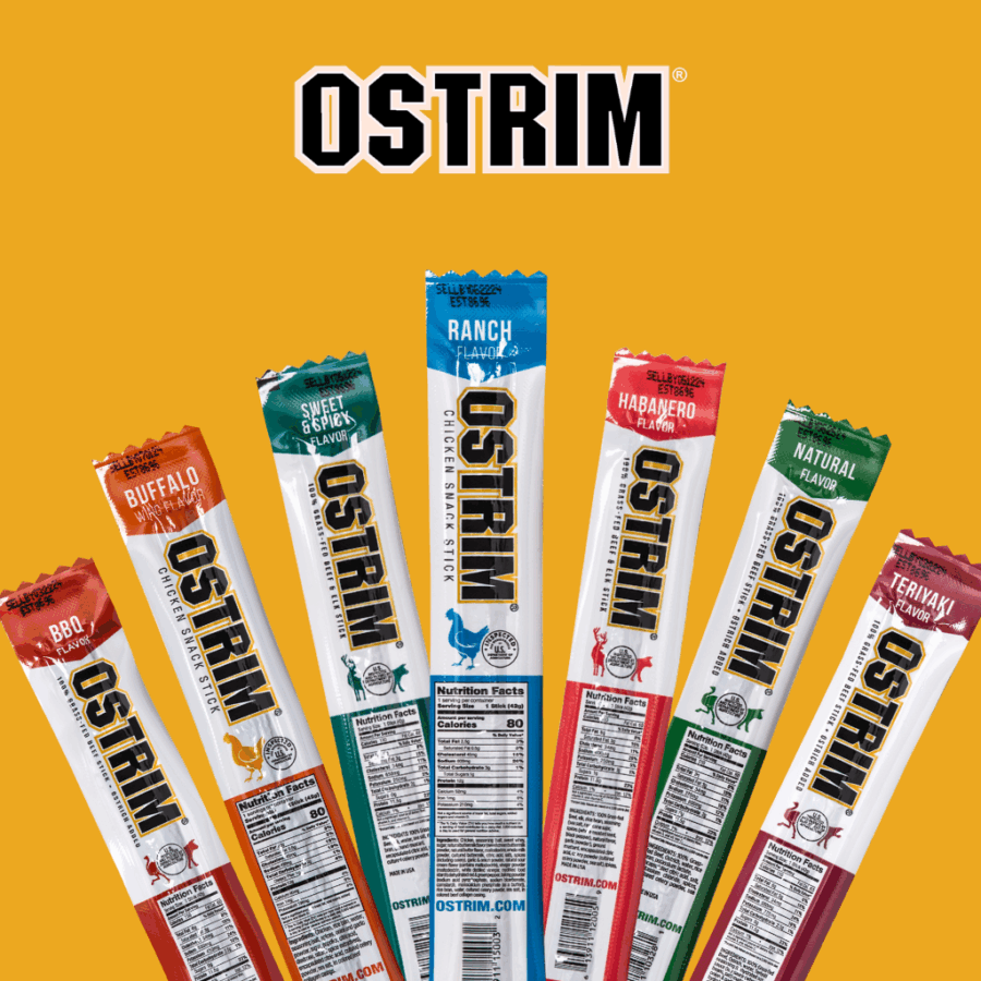 eskama Peppered Beef & Ostrich Sticks – Grass-Fed Meat Snack (10 Pack) - Image 7