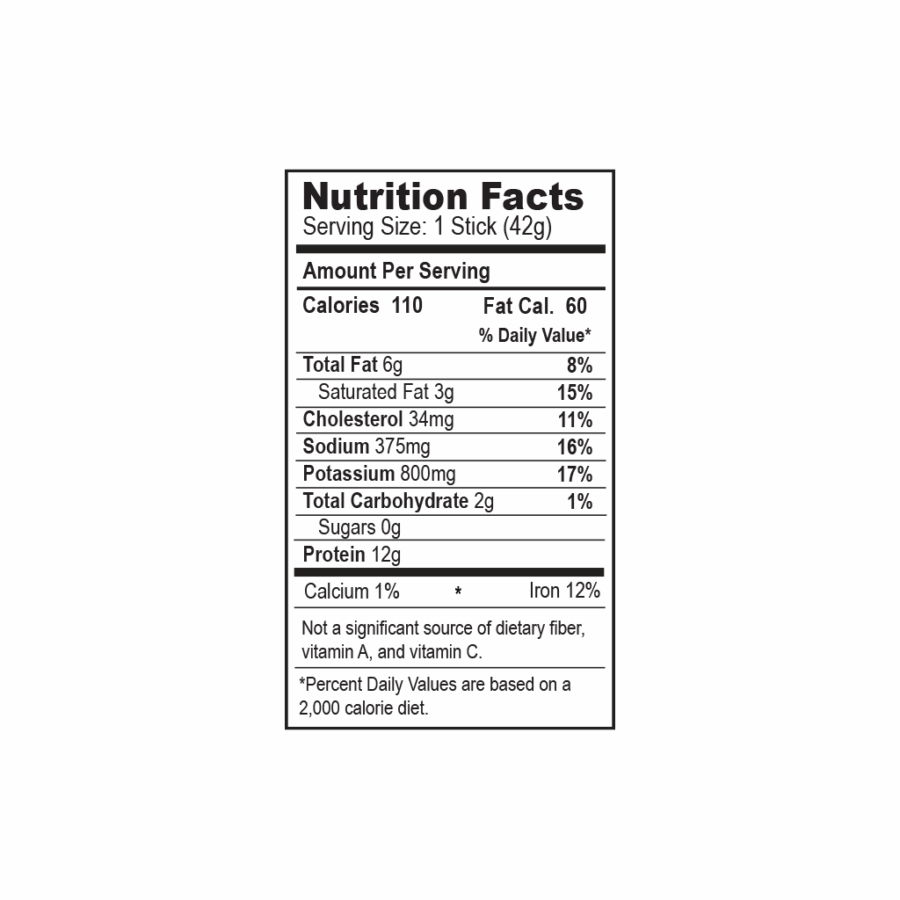 eskama Peppered Beef & Ostrich Sticks – Grass-Fed Meat Snack (10 Pack) - Image 3