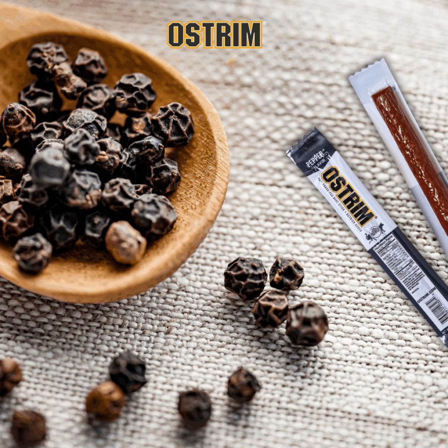 eskama Peppered Beef & Ostrich Sticks – Grass-Fed Meat Snack (10 Pack) - Image 5